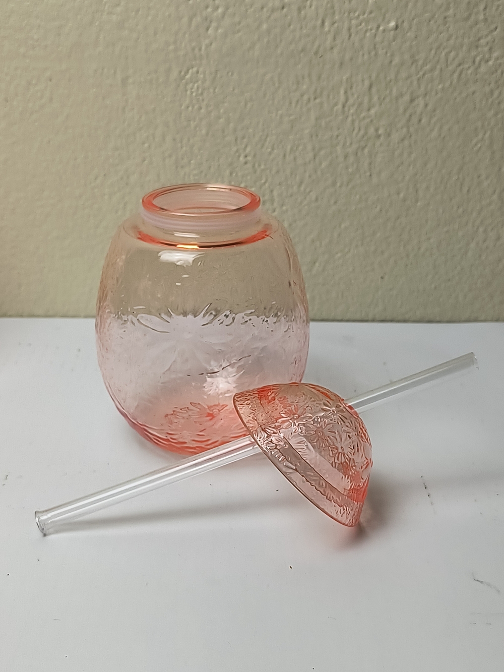 Pink Tumbler W/Straw BPA Free - 14Oz